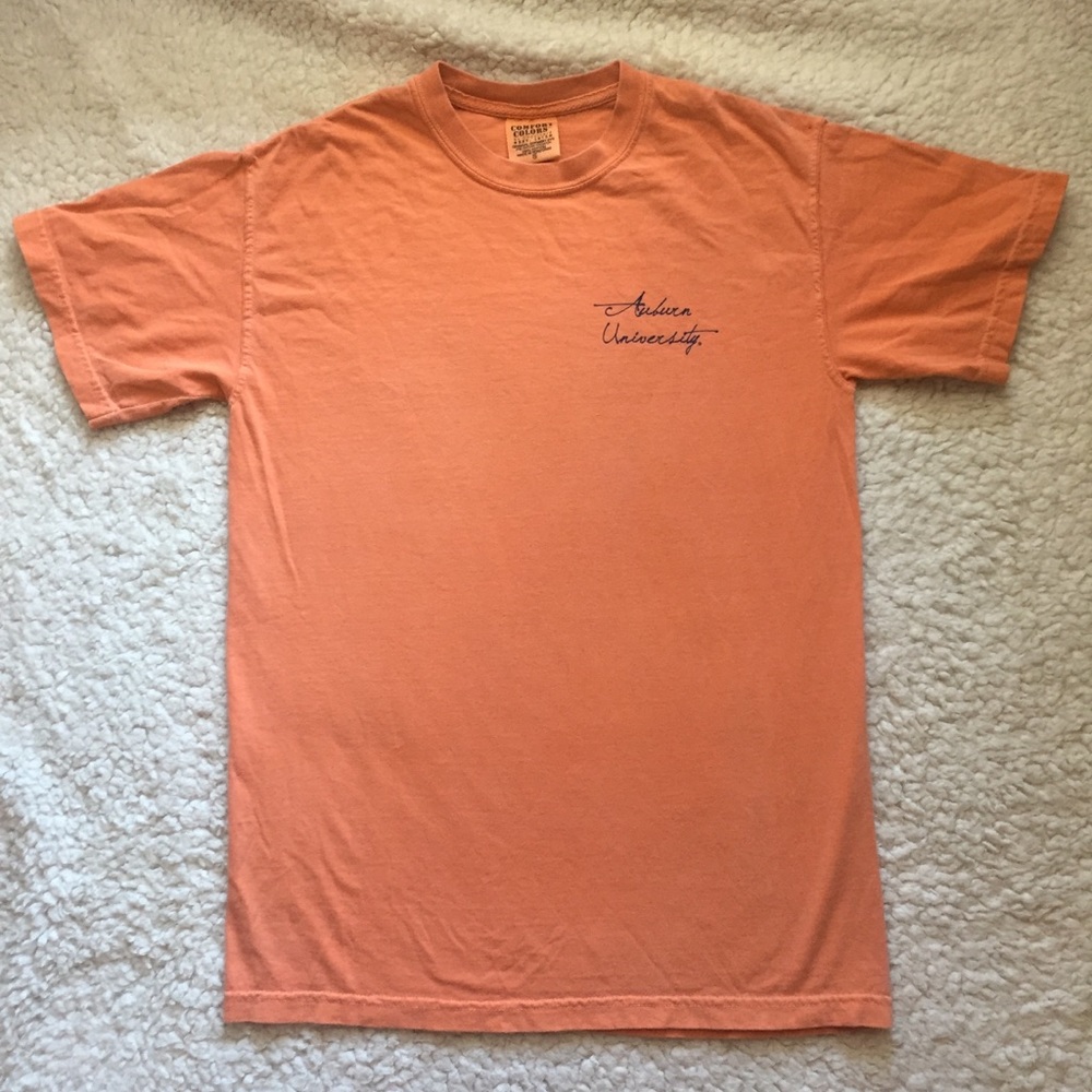 Comfort Colors Auburn University Orange T Shirt